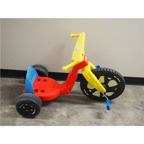 THE ORIGINAL BIG WHEEL PLASTIC TRICYCLE