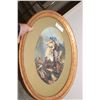 Image 1 : Large Ornate Antique Oval Picture