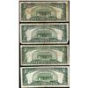 Image 2 : Lot of (4) 1928F $5 Legal Tender Notes