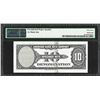 Image 2 : 1929 10 Unit American Bank Note Co. "Test Note" PMG Choice Uncirculated 63EPQ
