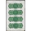 Image 2 : Uncut Sheet of $1/$1/$2/$3 The State Bank at New Brunswick, NJ Obsolete Notes