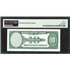 Image 2 : 1929 10 Unit American Bank Note Co. "Test Note" PMG Gem Uncirculated 66EPQ