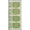 Image 2 : Uncut Sheet of (4) State of Louisiana Baby Bond Obsolete Notes