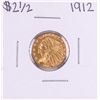 Image 1 : 1912 $2 1/2 Indian Head Quarter Eagle Gold Coin