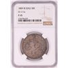 Image 1 : 1809 III Edge Capped Bust Half Dollar Coin NGC F15 O-111a