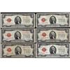 Image 1 : Lot of (6) 1928D/F/G $2 Legal Tender Notes