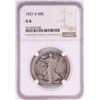 Image 1 : 1921-S Walking Liberty Half Dollar Coin NGC G6