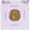 Image 1 : 1910 $2 1/2 Indian Head Quarter Eagle Gold Coin