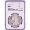 Image 1 : 1878-S $1 Morgan Silver Dollar Coin NGC MS65