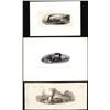Image 1 : Lot of (3) 1800's Vignette from Original Proof Plates