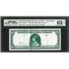 Image 1 : 1929 10 Unit American Bank Note Co. "Test Note" PMG Choice Uncirculated 63EPQ