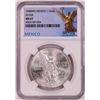 Image 1 : 1985Mo Mexico 1 Onza Libertad Silver Coin NGC MS67