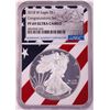 Image 1 : 2018-W $1 Proof American Silver Eagle Coin NGC PF69 Ultra Cameo Congratulations Flag