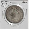 Image 1 : 1803 Draped Bust Half Dollar Coin