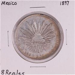 1897 Mexico 8 Reales Silver Coin