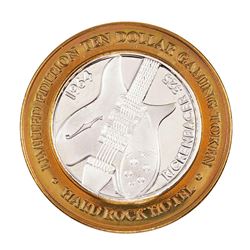 .999 Silver Hard Rock Hotel & Casino Las Vegas, NV $10 Limited Edition Gaming Token