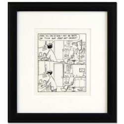 Dan Piraro Bizarro "Don'T Get Caught (5/9/96-D)" Original Pen And Ink on Paper