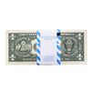Image 2 : Pack of (100) Consecutive 2017 $1 Federal Reserve STAR Notes San Francisco
