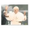 Image 1 : "Ringo" Daniel Funes "The Pope" Original Mixed Media On Canvas (Warhol Protégé)