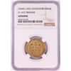 Image 1 : AH451-492 Ghaznavid Dinar A-1637 Ibrahim Gold Coin NGC Genuine