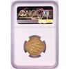 Image 2 : AH451-492 Ghaznavid Dinar A-1637 Ibrahim Gold Coin NGC Genuine