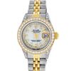 Image 2 : Rolex Ladies Two Tone Steel & Gold MOP Diamond Oyster Perpetual Datejust Watch