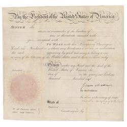 James Madison Document Signed