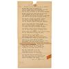 Image 1 : Franklin D. Roosevelt Typed Poem Signed