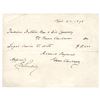 Image 1 : Grover Cleveland Autograph Document Signed Twice