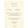 Image 2 : John F. Kennedy Florida Dinner Menu