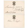 William and Helen Taft Signatures