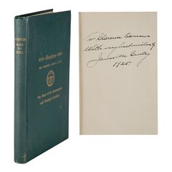 James M. Curley Signed Book