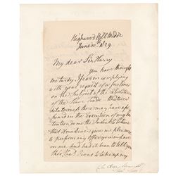 William Wilberforce Autograph Letter Signed