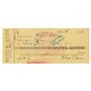 Image 1 : Eliot Ness Signed Check