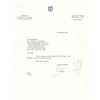 Image 1 : Chaim Herzog (2) Typed Letters Signed