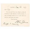 Image 1 : William James Signed Form Letter