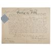 Image 1 : King George V Document Signed