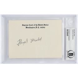 Thurgood Marshall Signature