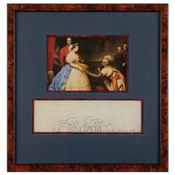 Queen Victoria Signature