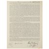 Image 1 : Roy O. Disney Document Signed