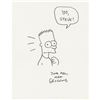 Image 1 : Matt Groening Signed Sketch