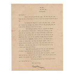 Ernest Hemingway Typed Letter Signed