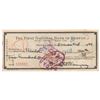 Image 1 : Ernest Hemingway Signed Check
