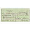 Image 1 : Jack Kerouac Signed Check