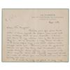 Image 1 : Eugene O'Neill Autograph Letter Signed