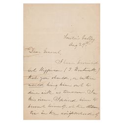 Julia Ward Howe Autograph Letter Signed