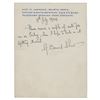 George Bernard Shaw Autograph Letter Signed