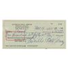 Image 1 : Lucille Ball Signed Check