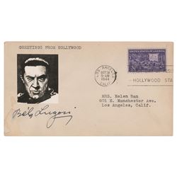 Bela Lugosi Signed Cover
