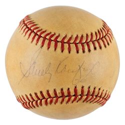 Sandy Koufax Signed Baseball